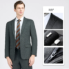 Government Bank High Collar White Gray Suit Office Uniform - Image 5
