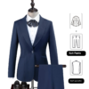 Women's Elegant Wool Suit Match Professional Work Clothing Office Uniform - Image 3
