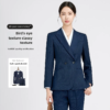 Men's & Women's Royal Blue Professional Button Decoration Suits Office Uniform - Image 3
