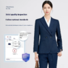 Men's & Women's Royal Blue Professional Button Decoration Suits Office Uniform - Image 6