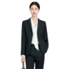 Black Men's and Women's Casual Small Suit Office Uniform