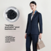 Bank Work Clothes Classy 100% Pure Wool Women's Business Suit Office Uniform - Image 6
