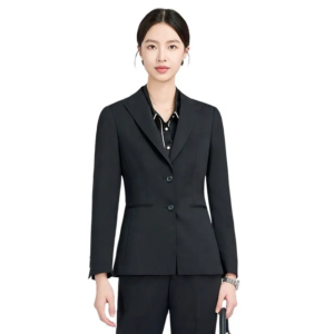 Company Collar Government Black Men's and Women's Professional Wool Suit Office Uniform