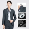 Government Civil Servant Outerwear Gray Color Elegant Wool Polyester Suit Office Uniform - Image 4