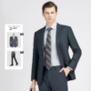 Government Civil Servant Outerwear Gray Color Elegant Wool Polyester Suit Office Uniform - Image 5