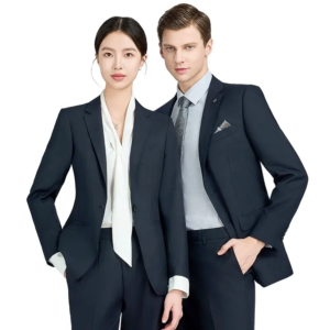 V-Neck Collar Single Button Closure Professional Casual Outwear Office Uniform