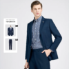 Men's Classy Single-Breasted Suit Formal Business Outwear Office Uniform - Image 4