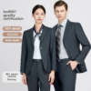 Men's Fashion Suit 70% Wool Professional Outwear Classy Gray Office Uniform - Image 5