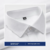 Formal Work Clothes Ready-to-Wear Non-Iron Shirt Government Bank White Shirt - Image 4