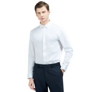 Formal Work Clothes Ready-to-Wear Non-Iron Shirt Government Bank White Shirt