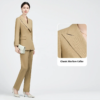 Women's Fruit Green Outwear Button Decoration Women's Work Clothing Suit Office Uniform - Image 3