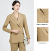 Women's Fruit Green Outwear Button Decoration Women's Work Clothing Suit Office Uniform - Image 5
