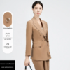 Women's Khaki Colored Goddess Style Work Suit Office Uniform - Image 5