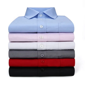 Men's Business Long Sleeves Pure White Casual Comfort Basics Satin Shirt
