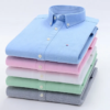 Men's Dress Shirt New Arrival Anti-Wrinkle Oxford White Casual Long Sleeve Clothing  Spring shirt - Image 4