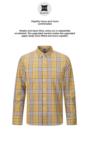 2024 New Arrival Oxford Shirt Pure Cotton Stripes Design Casual & Easy Striped Shirt - Image 2