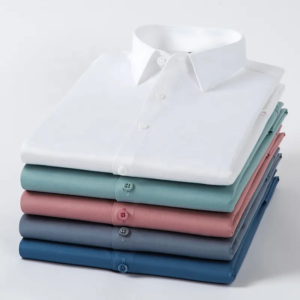 Casual Business Autumn Modal Soft Pure Color No-Iron Poplin Summer Solid Shirt