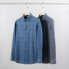 New Arrival Thickened Smooth Casual Long Sleeves Accessible Anti-Wrinkle Wool Grid Pattern Shirt - Image 6
