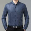 Famous Brand Dad Satin Men's Casual Satin High-End Cashmere Shirt Long Sleeves - Image 5