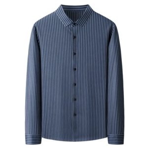 Famous Brand Dad Satin Men's Casual Satin High-End Cashmere Shirt Long Sleeves