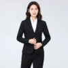 Business Formal Wool Suit Professional Work Vest Two-Piece Set for Hotels - Image 3