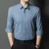 Professional Body Casual Spring High Count Pure Cotton Oxford Long Sleeve Shirt - Image 4