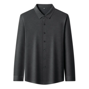 Easy Matching Business Tops Sheep Wool Thick Knitted Print Style Long Sleeve Casual Shirts