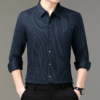 Business Casual Top Sheep Wool and Cashmere Heattech Winter Shirt Men's Silk Shirt - Image 6
