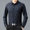 Casual Knitted Cashmere Easy Matchtops Men's Draped Shirt - Image 4