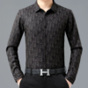 Casual Knitted Cashmere Easy Matchtops Men's Draped Shirt - Image 5