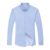 Cotton Professional Formal Young Middle-aged Knitted No-Iron Casual Striped Shirt Long Sleeves