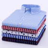 Cotton Men's Casual Plaid Shirt New Arrival High Collar Oxford Shirt - Image 3