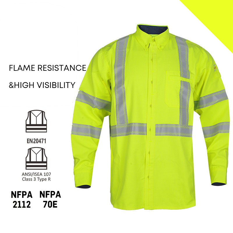 Safety engineer flame retardant clothes construction uniform flame retardant workwear