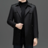 Luxurious Removable Liner Medium Long Size Men's Windbreaker - Image 2