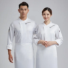 Cafe Shop Bakery Unisex Waterproof Fall Winter Chef Work Clothes - Image 5