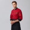 Cafe Shop Bakery Unisex Hotel Chef Long Uniform - Image 5