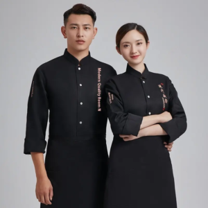 Cafe Shop Bakery Unisex Fall Winter Chef Work Clothes