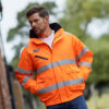 Factory Supply High Visibility Workwear 3 in 1 Reflective Winter Jacket - Image 3