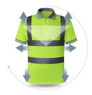 Workwear Reflective Polo shirt - Image 2