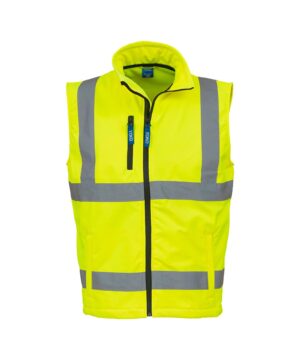 Workwear Reflective Composite Polar Fleece Vest V006 - Image 7