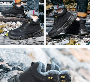 Black Safety Cotton shoes - Image 6