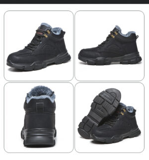 Black Safety Cotton shoes - Image 8