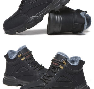 Black Safety Cotton shoes - Image 9