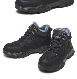 Black Safety Cotton shoes - Image 10