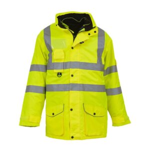Warm Workwear Uniforms 4 in 1 Cotton Safety Jacket