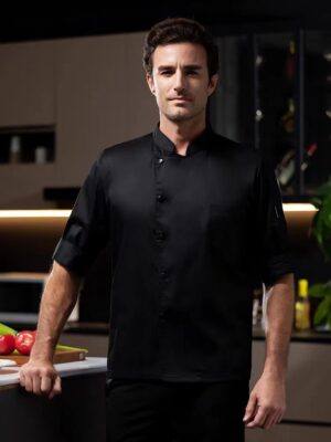 Cafe Shop Bakery Waiter Attire Made Work Uniforms Chef clothes - Image 4